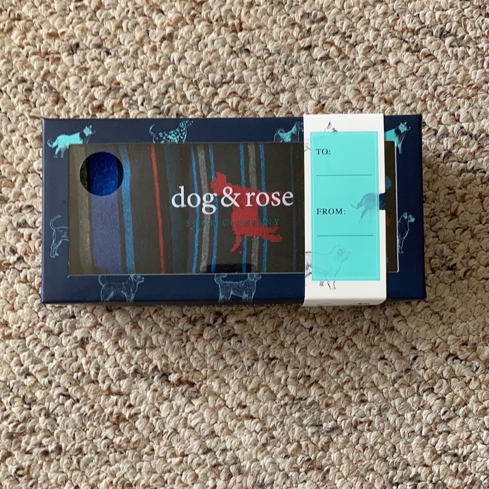 Dog & Rose 3 pair of men’s socks NIB